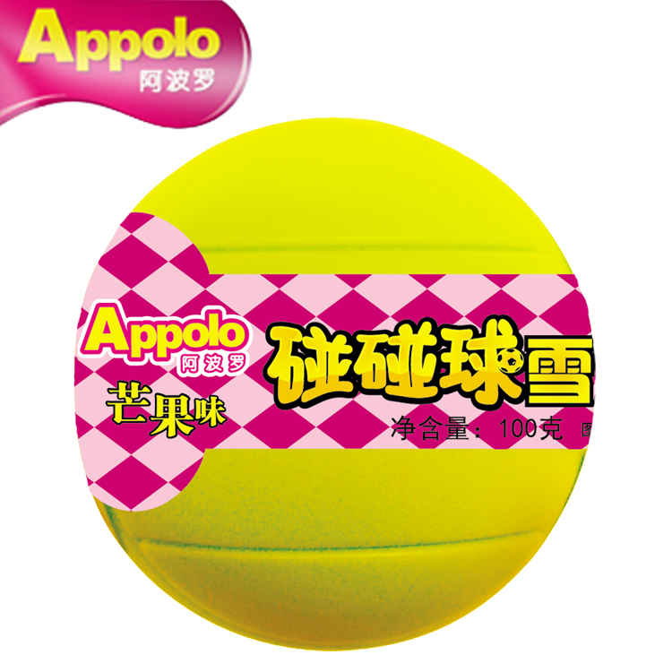 applo阿波罗碰碰球芒果味雪泥雪糕冰淇淋杯批发100g18杯