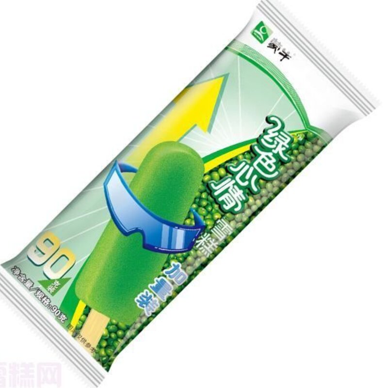 【团购】蒙牛绿色心情绿莎莎加量装雪糕8支装