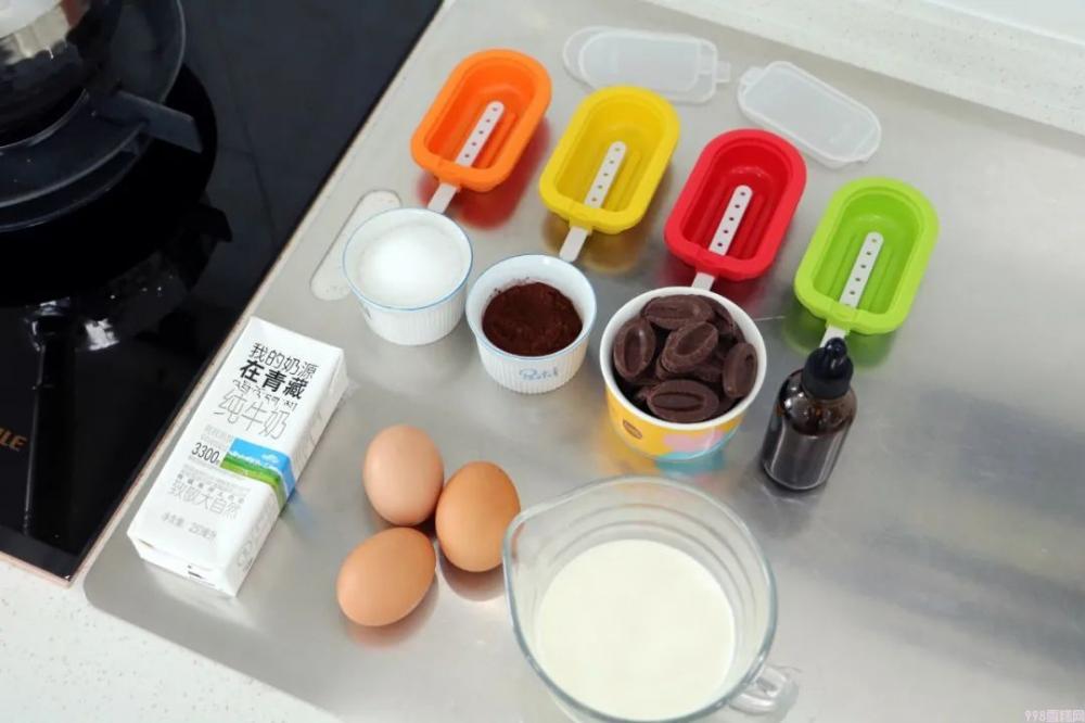 可可味冰淇淋的做法（冰淇淋的做法窍门）(2)