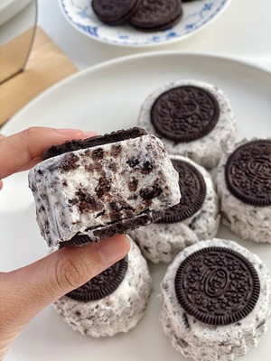 奥利奥三明治冰淇淋的做法（分享怎样做奥利奥冰淇淋）(7)