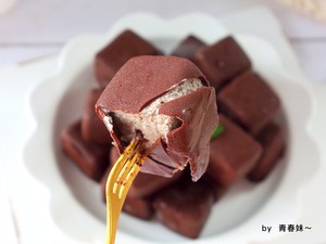 网红八次方雪糕做法（自制八次方脆皮酸奶雪糕）(15)