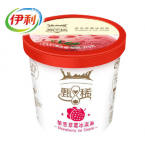 伊利草莓、香草味雪糕图片、价格