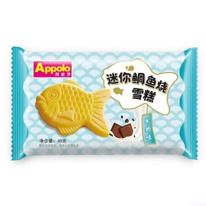 Applo阿波罗迷你鲷鱼牛奶味冰淇淋  18支