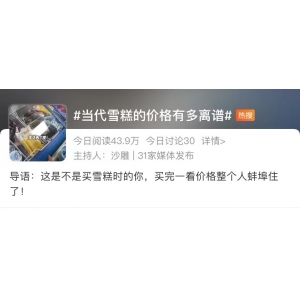 小布丁雪糕多少钱一只（当代雪糕的价格有多离谱）